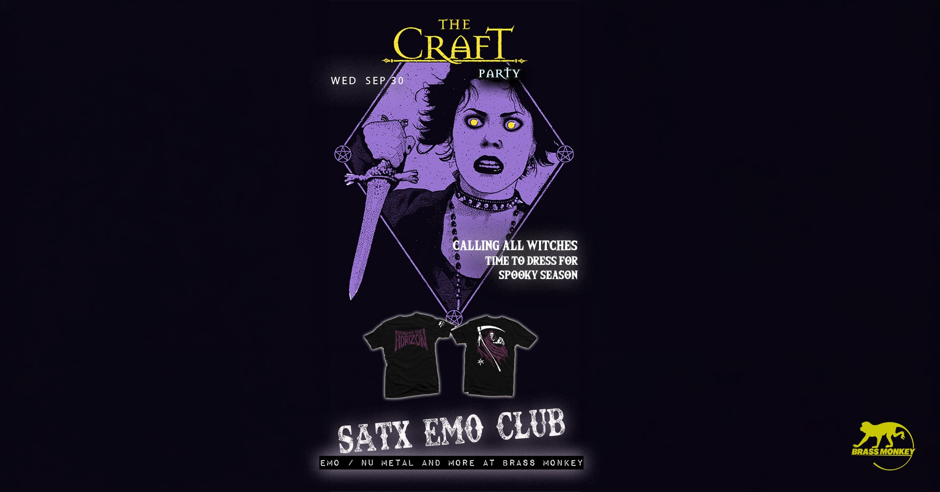 SATX EMO CLUB: EMO / NU METAL NIGHT & Free Shirt Giveaway